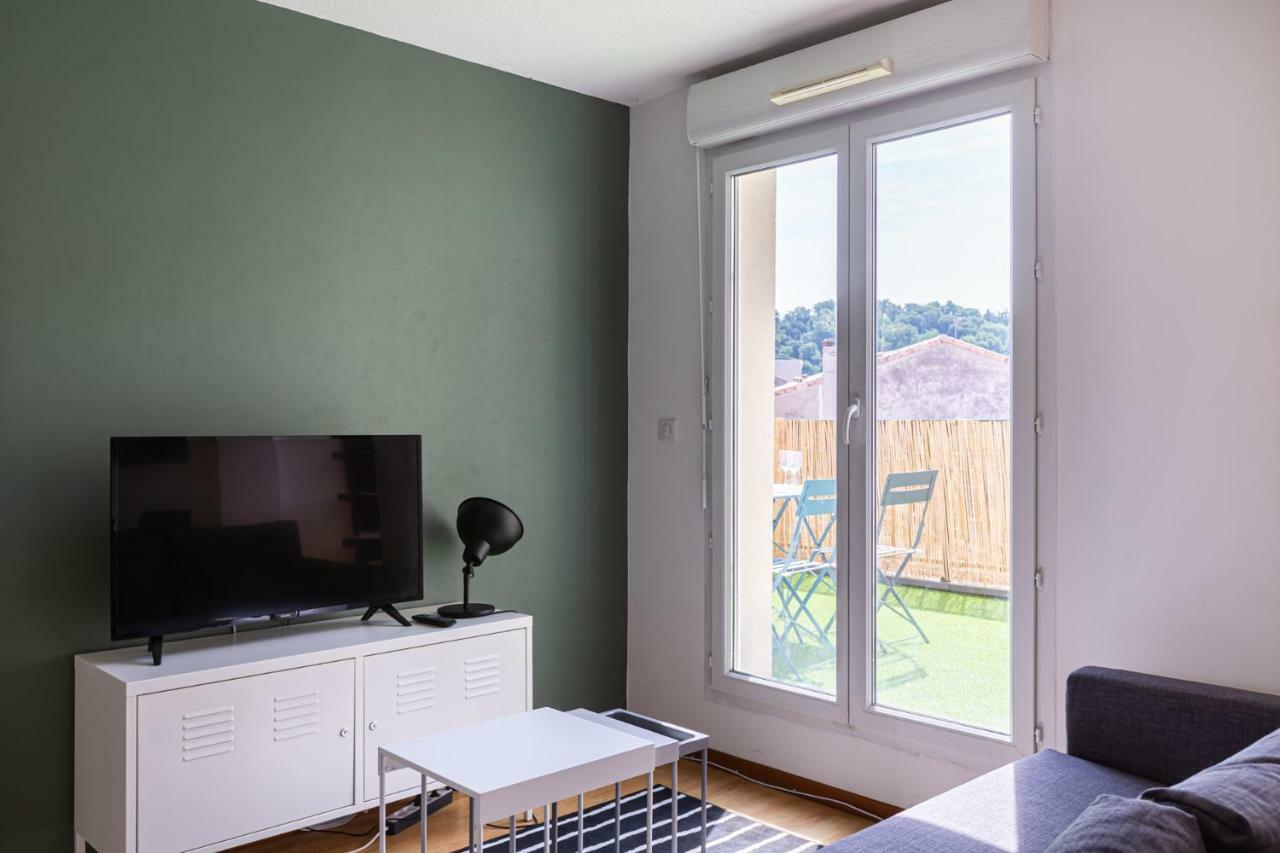 A 5 Min De Bordeaux Centre - Terrasse - Pied Du Tram Apartment Cenon Luaran gambar