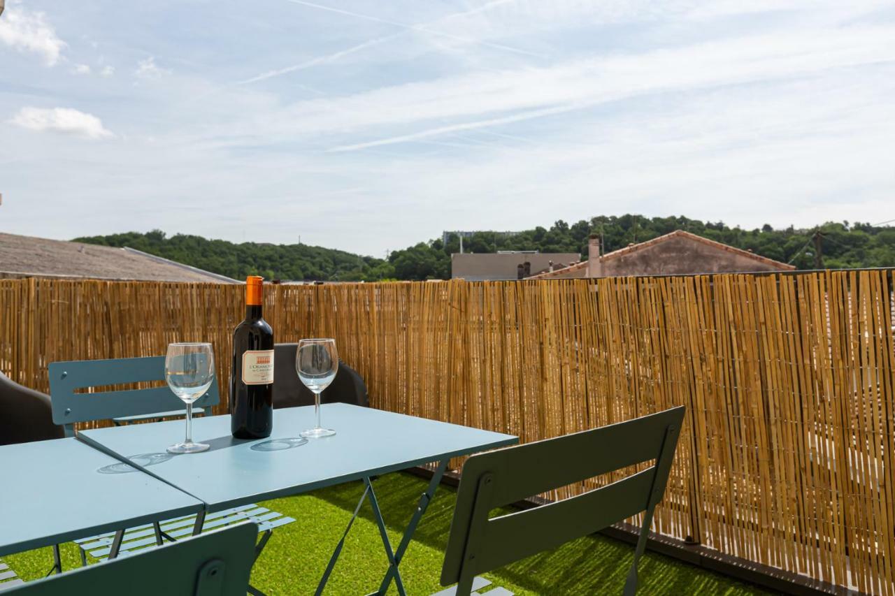 A 5 Min De Bordeaux Centre - Terrasse - Pied Du Tram Apartment Cenon Luaran gambar