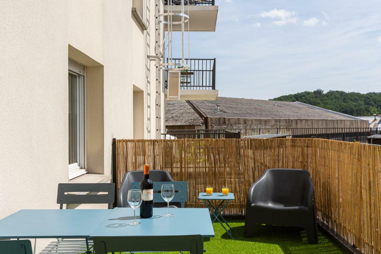 A 5 Min De Bordeaux Centre - Terrasse - Pied Du Tram Apartment Cenon Luaran gambar